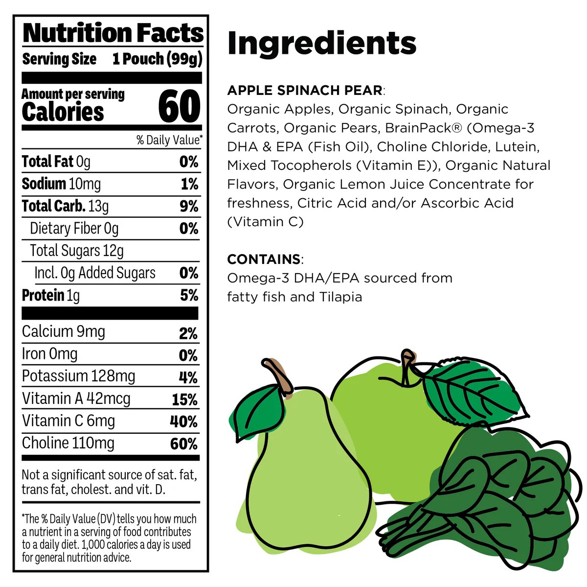 Brainiac fruit snacks nutrition facts