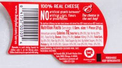 Babybel cheese nutrition facts