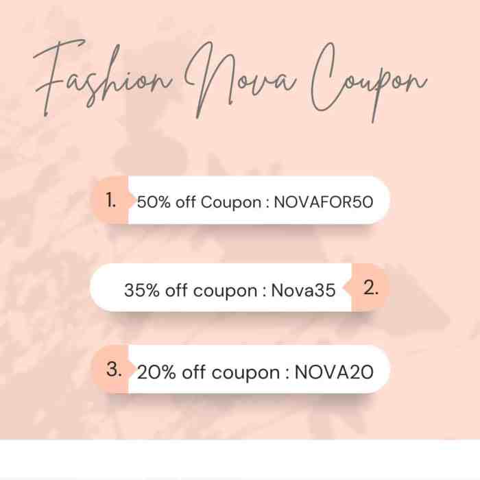 Promo code fashion nova